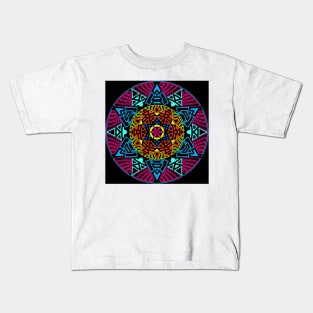 Circle Mandalas 52 (Style:20) Kids T-Shirt